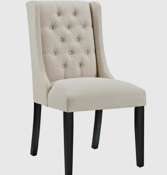 Beige Tufted Dining Chair-Special Order