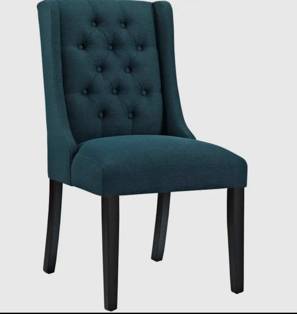 Blue Tufted Dining Chair-Special Order