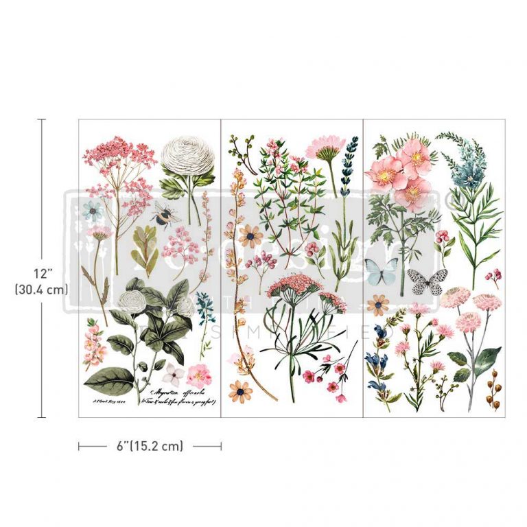 Botanical Paradise Decor Transfer