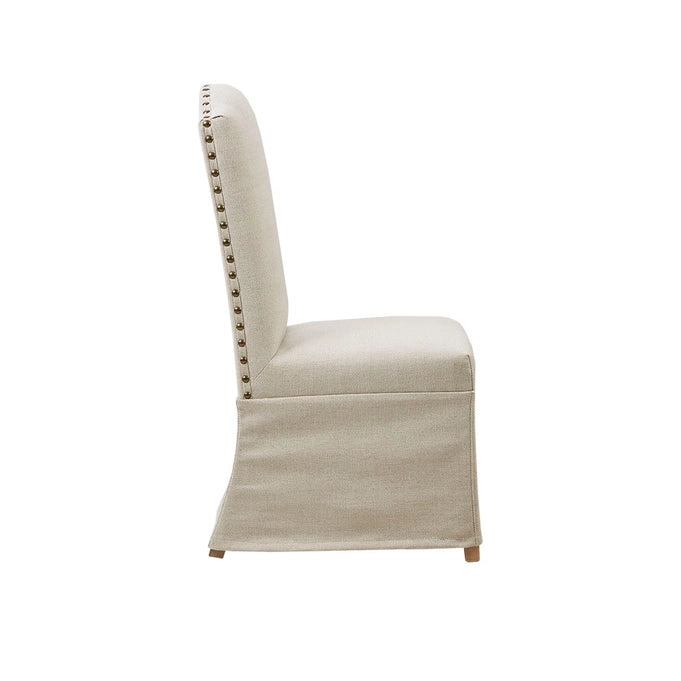 Beige Skirted Dining Chair-Special Order