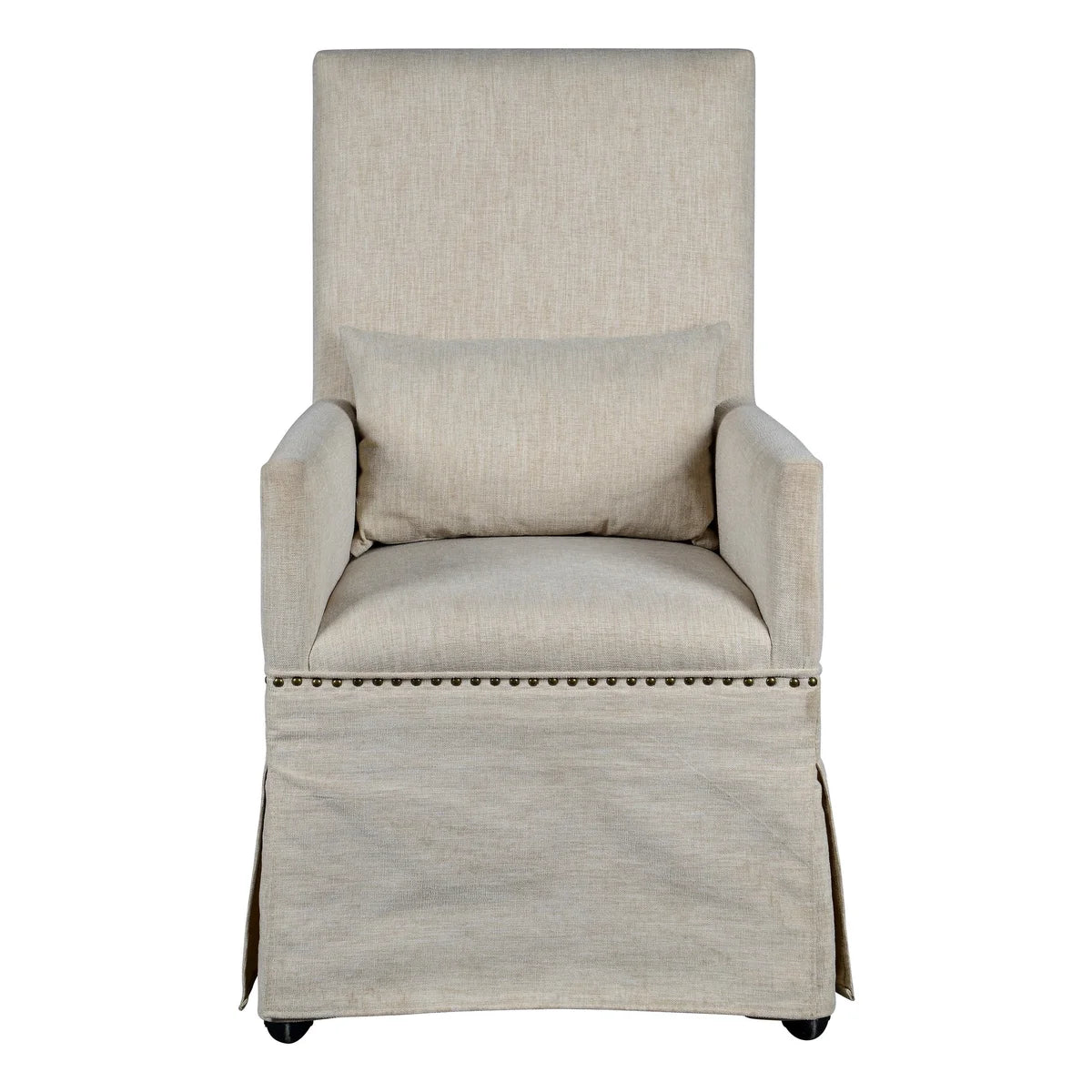 Skirted Arm Dining Chair-Special Order