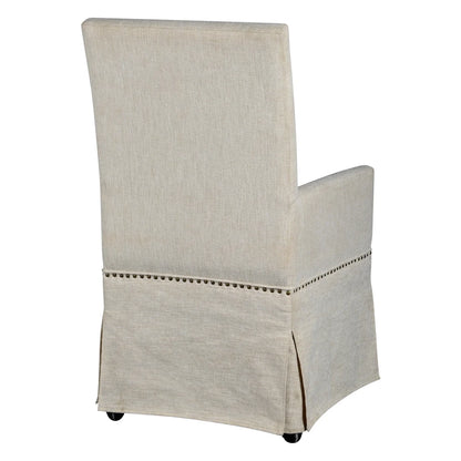 Skirted Arm Dining Chair-Special Order