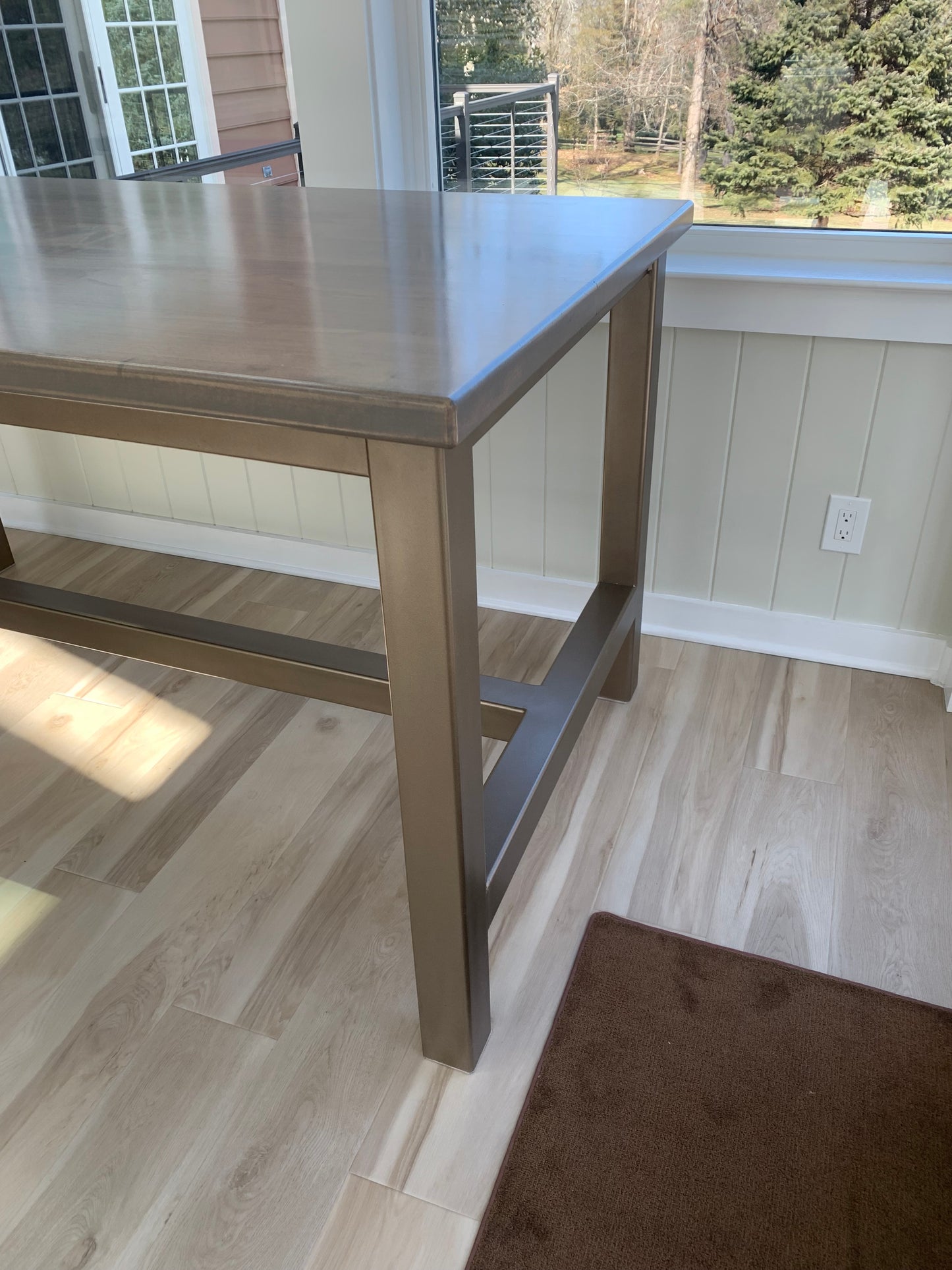 Steel Counter Height Table