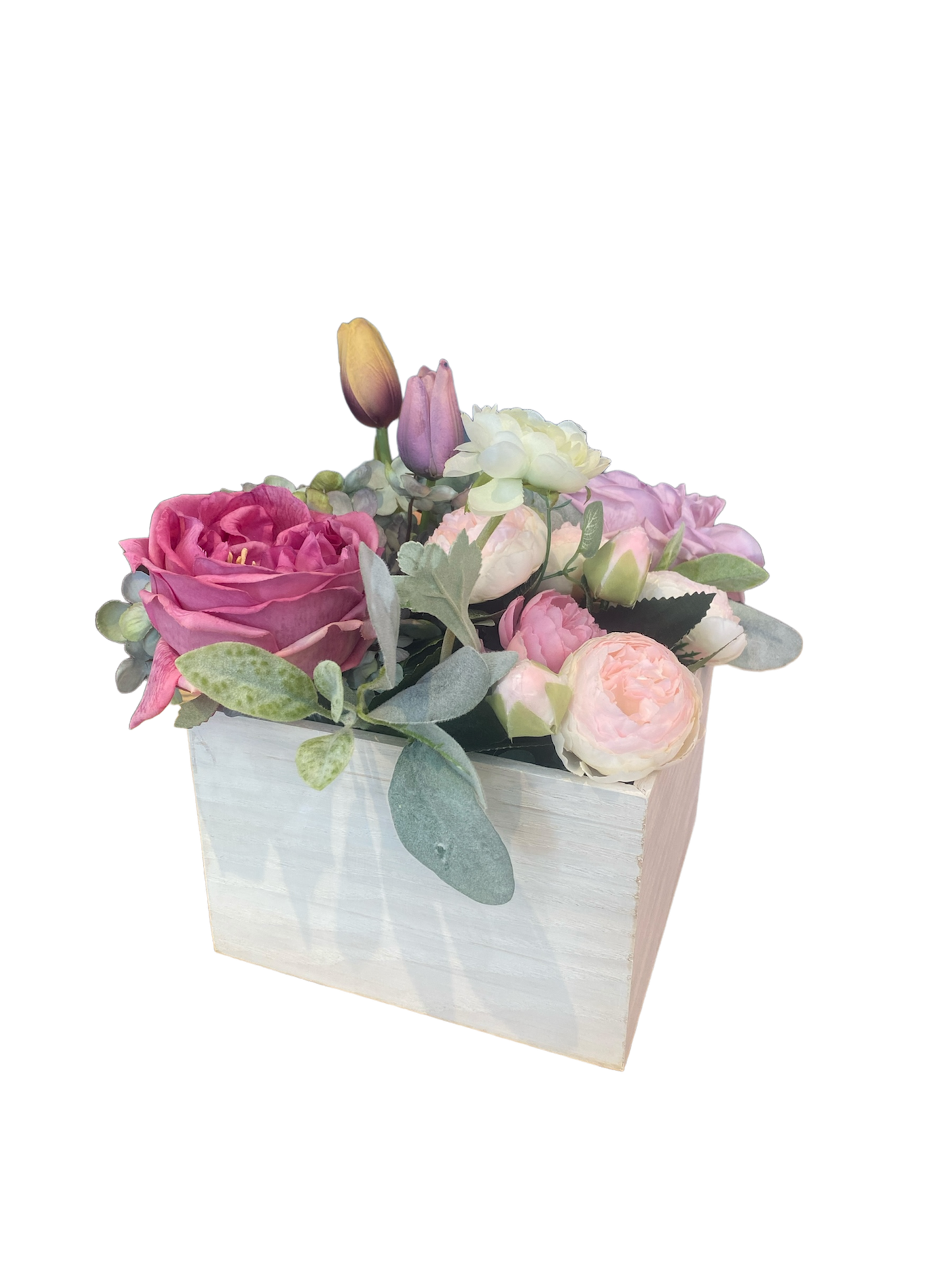 Faux Floral Arrangement & Wooden Box Workshop