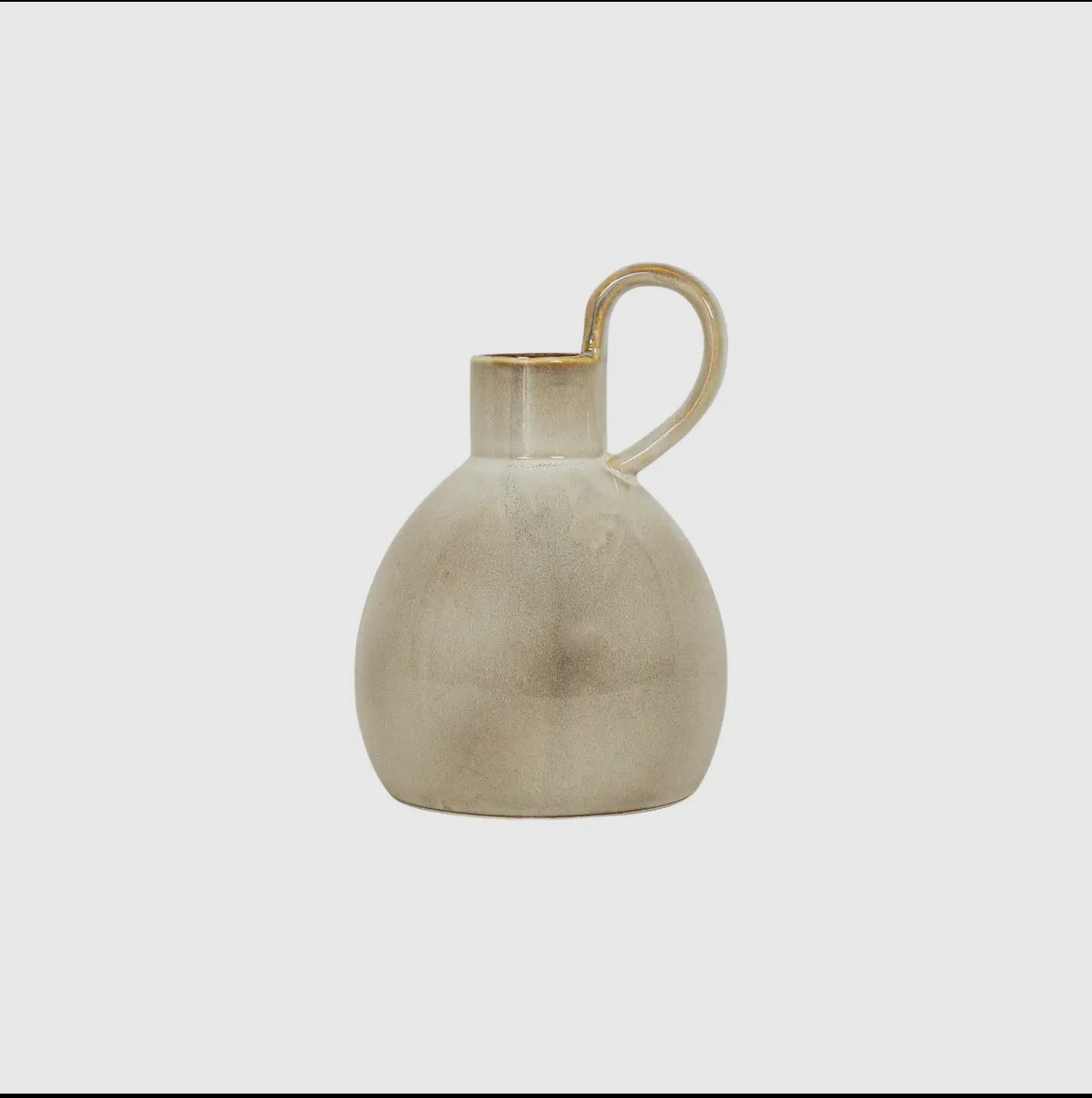 Cream Glazed Vase