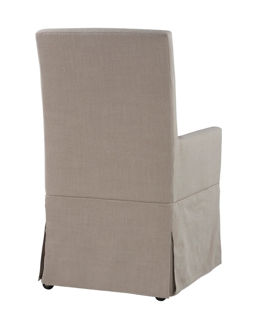 Skirted Arm Dining Chair-Special Order