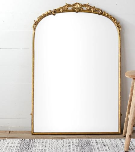 Gold Arched Mirror