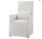 Skirted Arm Dining Chair-Special Order