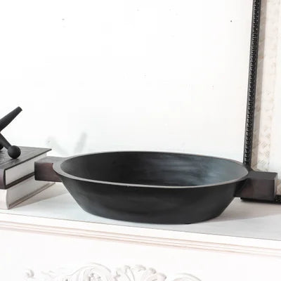 Black Wooden Bowl (LG)