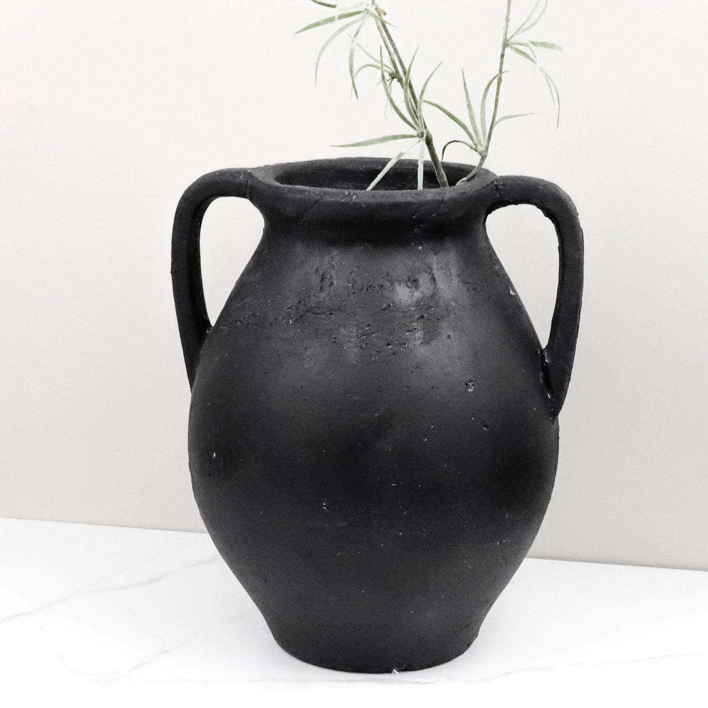 Black Double Handle Jug