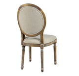 Linen Tufted Dining Chair(Golden Honey)Must by 2 Special Order