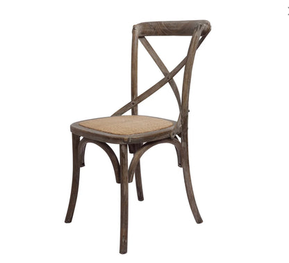 X Back Dining Chair (Brown Wash)Special Order