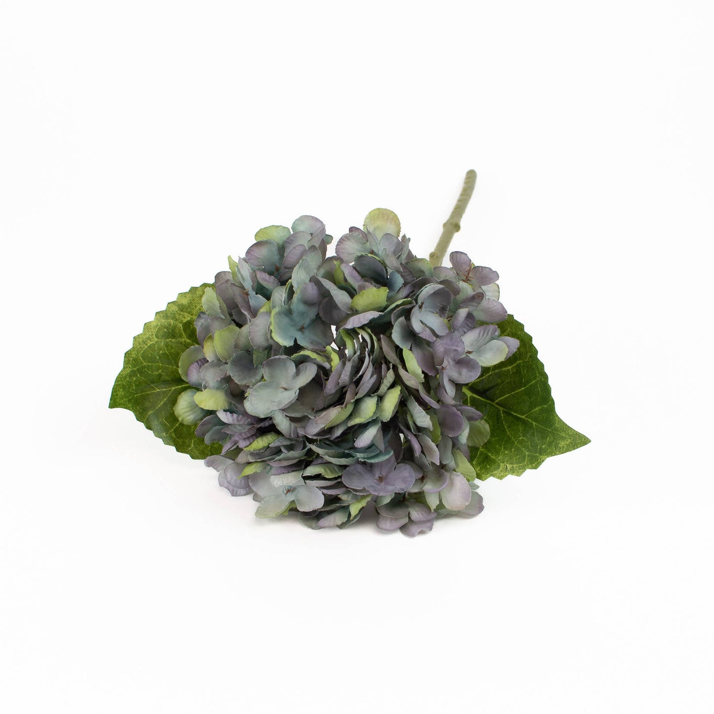 Faux Hydrangea Pick - Blue - 13 Inch