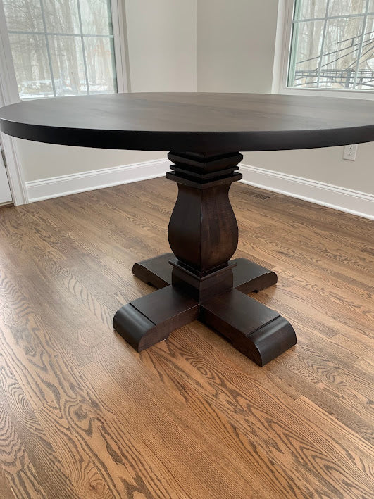 The Belmont Sculpted Pedestal Table
