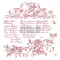 Floral Script Stamp