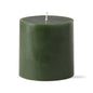 Dark Green Pillar Candle