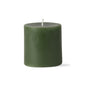 Dark Green Pillar Candle