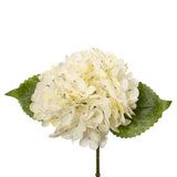 Faux Hydrangea Pick - Cream - 13 Inch