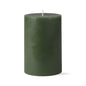 Dark Green Pillar Candle