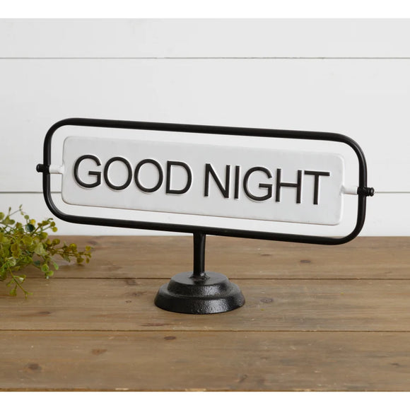Good Night/Good Day Flip Sign
