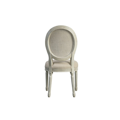 Round Mesh Dining Chair(Cottage White)Must by 2 Special Order