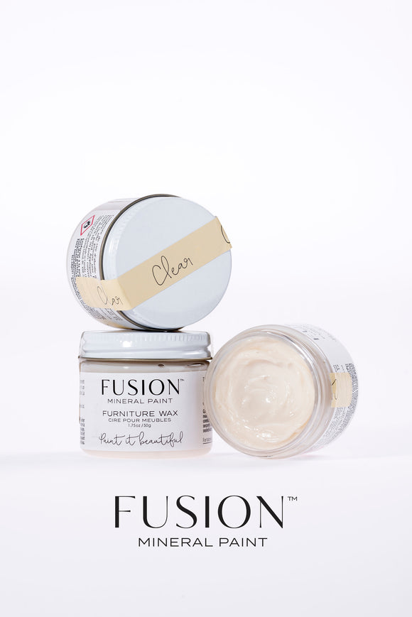 clear Furniture Wax by fusion mineral paint