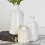 Ceramic Chevon Vase