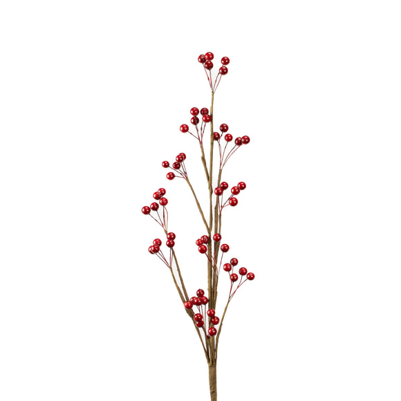 Berry Stem - Red - 28 Inch