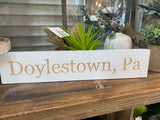 Doylestown Wood Sign