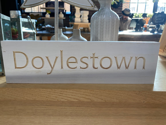 Doylestown Wood Sign